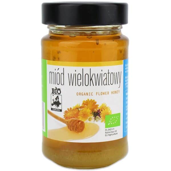MIÓD WIELOKWIATOWY BIO 300 g - BIO PLANET (2 szt.)