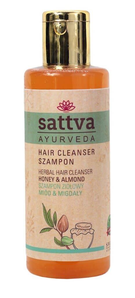 SZAMPON ZIOŁOWY DO WŁOSÓW MIÓD I MIGDAŁY 210 ml - SATTVA (1 szt.)
