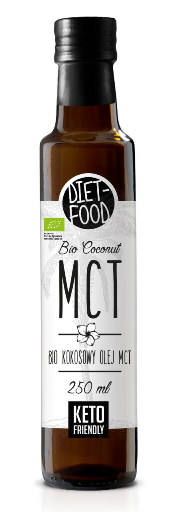 OLEJ KOKOSOWY MCT KETO BIO 250 ml - DIET-FOOD (1 szt.)