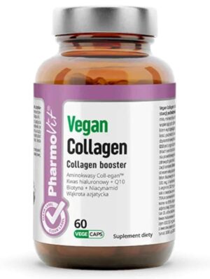 KOLAGEN BOOSTER VEGAN BEZGLUTENOWY 60 KAPSUŁEK - PHARMOVIT (CLEAN LABEL) (1 szt.)