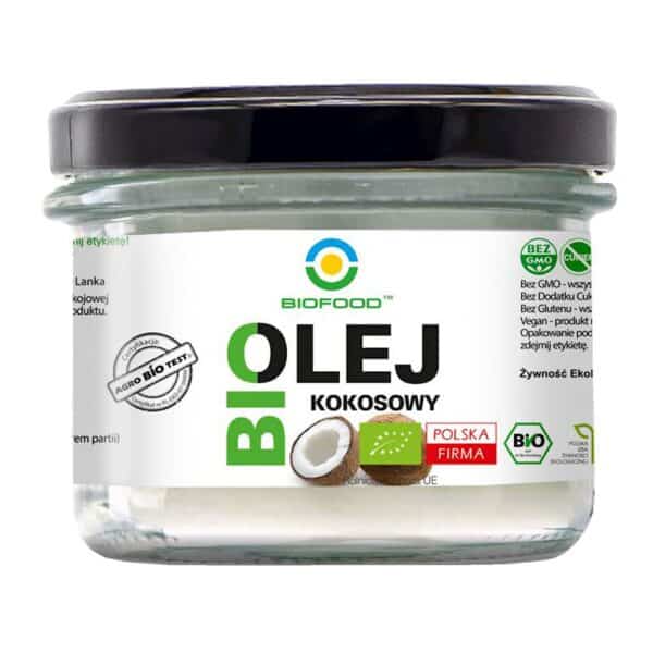 OLEJ KOKOSOWY BEZWONNY BIO 180 ml - BIOFOOD (2 szt.)
