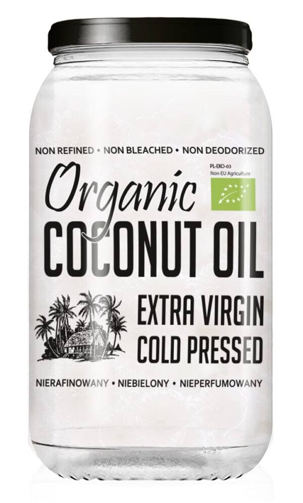 OLEJ KOKOSOWY VIRGIN BIO 1 L - DIET-FOOD (1 szt.)