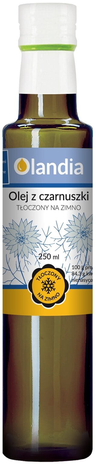 OLEJ Z CZARNUSZKI TŁOCZONY NA ZIMNO 250 ml - OLANDIA (1 szt.)