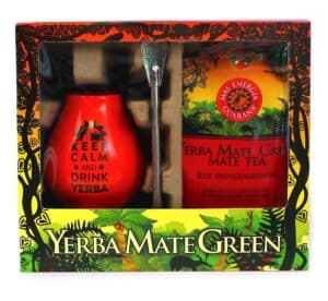 ZESTAW EXCLUSIVE (YERBA MATE MAS ENERGIA GUARANA 400 g, MATERO, BOMBILLA) - MATE GREEN (1 szt.)