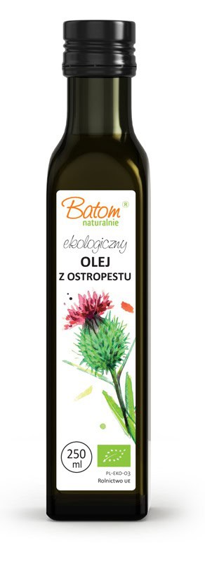 OLEJ Z OSTROPESTU PLAMISTEGO TŁOCZONY NA ZIMNO BIO 250 ml - BATOM (1 szt.)