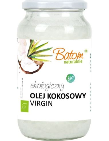 OLEJ KOKOSOWY VIRGIN BIO 1 L - BATOM (1 szt.)
