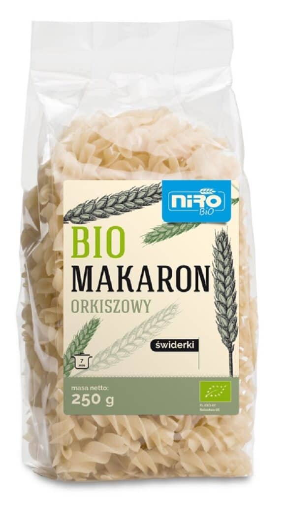 MAKARON (ORKISZOWY) ŚWIDERKI BIO 250 g - NIRO (2 szt.)