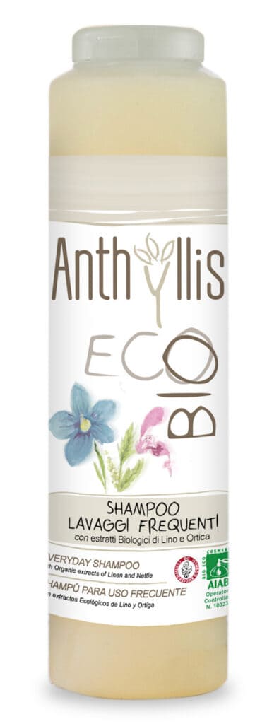 SZAMPON DO WŁOSÓW Z EKSTRAKTEM Z LNU I POKRZYWY DO CODZIENNEGO STOSOWANIA ECO 250 ml - ANTHYLLIS (1 szt.)