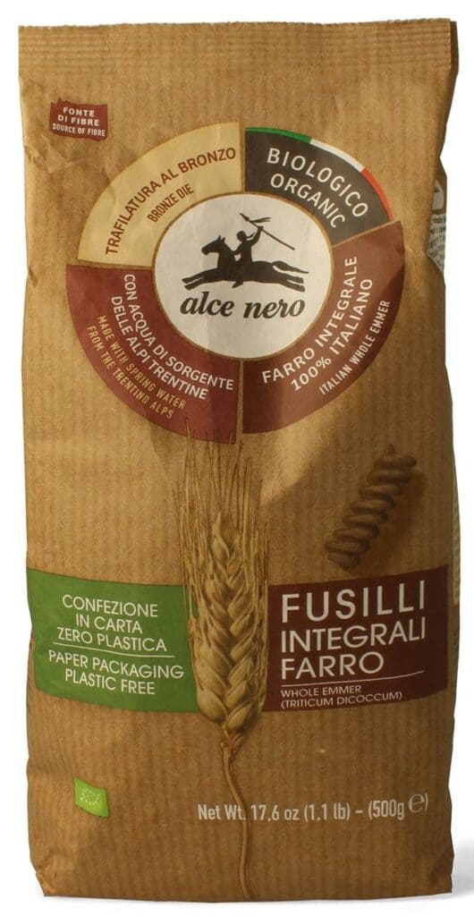 MAKARON (Z PŁASKURKI RAZOWY) ŚWIDERKI BIO 500 g - ALCE NERO (2 szt.)