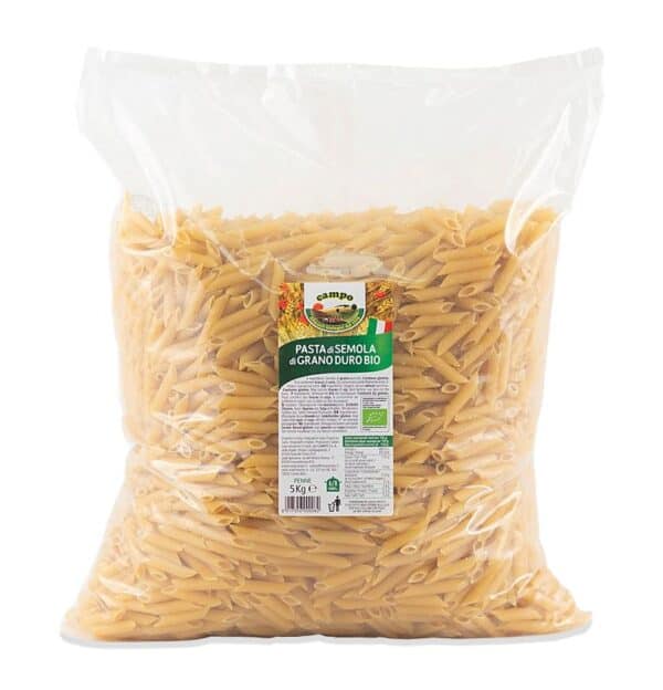 MAKARON (SEMOLINOWY) PENNE BIO 5 kg - HORECA (1 szt.)