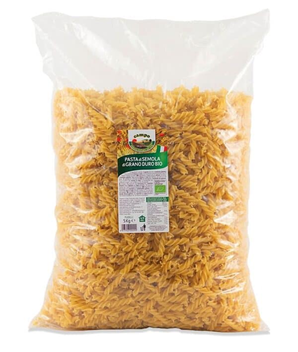 MAKARON (SEMOLINOWY) FUSILLI BIO 5 kg - HORECA (1 szt.)