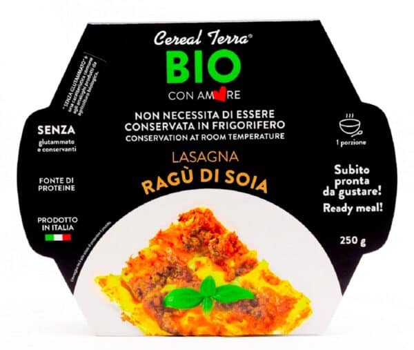 LASAGNE Z SOSEM SOJOWYM RAGU BIO 250 g - CEREAL TERRA