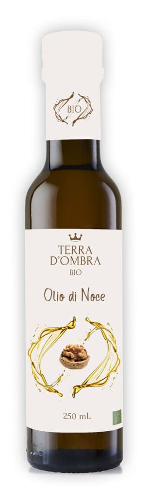 OLEJ Z ORZECHÓW WŁOSKICH TŁOCZONY NA ZIMNO BIO 250 ml - TERRA D'OMBRA (1 szt.)