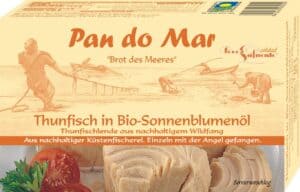 TUŃCZYK BONITO W BIO OLEJU SŁONECZNIKOWYM 120 g - PAN DO MAR (2 szt.)