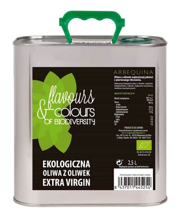 OLIWA Z OLIWEK EXTRA VIRGIN BIO 2,5 L - FLAVOURS & COLOURS (1 szt.)