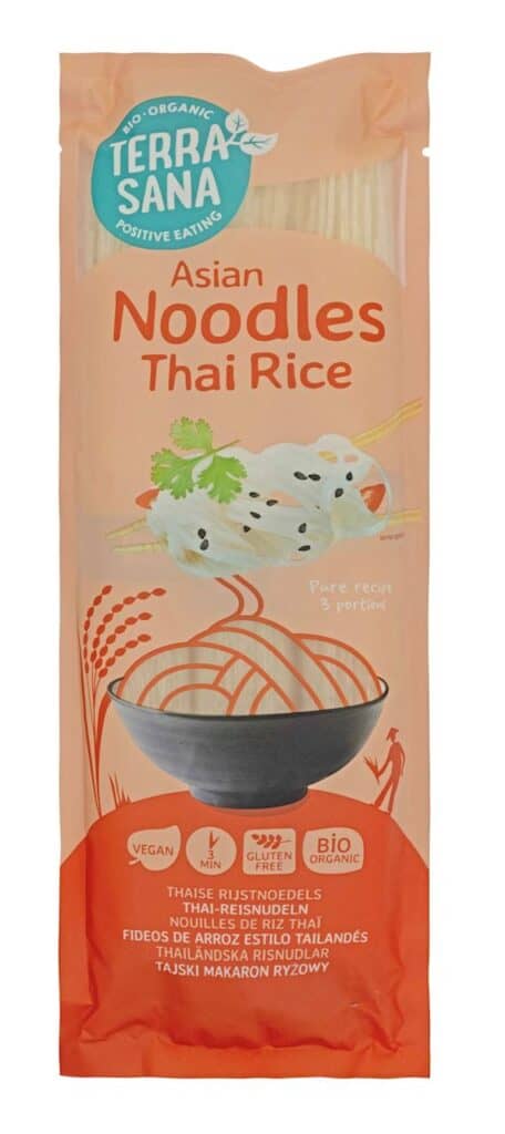 MAKARON (RYŻOWY) NOODLE SPAGHETTI BEZGLUTENOWY BIO 250 g - TERRASANA (2 szt.)