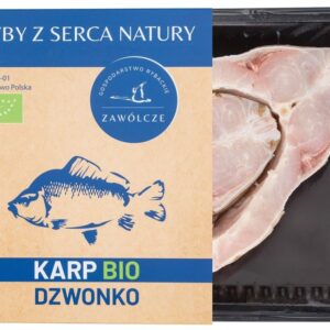 KARP ŚWIEŻY DZWONKO BIO (około 0,50 kg) (TACKA) - GOSPODARSTWO RYBACKIE ZAWÓLCZE (NA ZAMÓWIENIE)