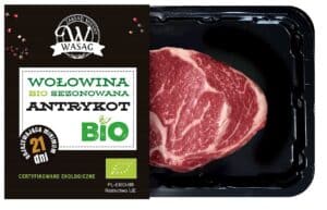 ANTRYKOT WOŁOWY SEZONOWANY BIO (około 0,25 kg) - WASĄG (NA ZAMÓWIENIE)