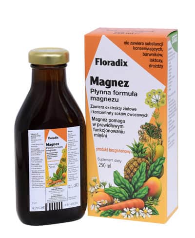 MAGNEZ W PŁYNIE BEZGLUTENOWY 250 ml - SALUS (FLORADIX) (1 szt.)