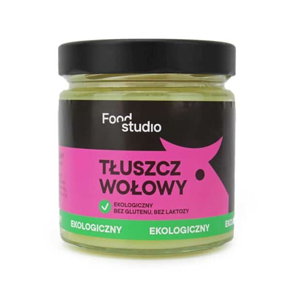 TŁUSZCZ WOŁOWY BEZGLUTENOWY BIO 330 g - FOOD STUDIO (1 szt.)