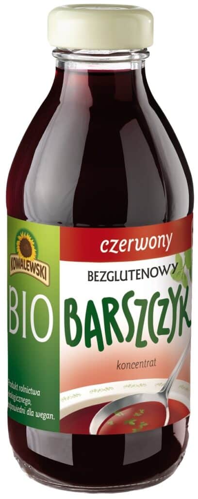 BARSZCZ CZERWONY BEZGLUTENOWY KONCENTRAT BIO 320 ml - KOWALEWSKI (2 szt.)
