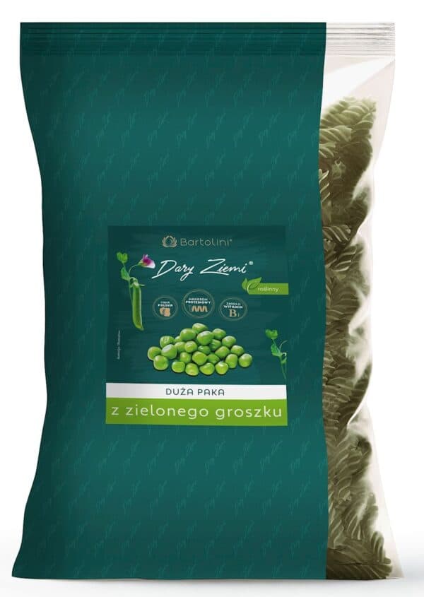 MAKARON PROTEINOWY (Z GROSZKU ZIELONEGO) ŚWIDERKI 1 kg - BARTOLINI (1 szt.)