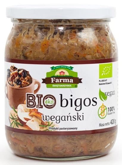 BIGOS WEGAŃSKI BEZGLUTENOWY BIO 420 g - FARMA ŚWIĘTOKRZYSKA (1 szt.)