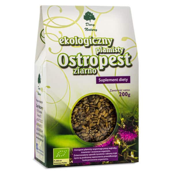 OSTROPEST PLAMISTY ZIARNO BIO 200 g - DARY NATURY (2 szt.)