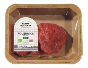 POLĘDWICA WOŁOWA KROJONA SUROWA  BIO 300 g - FARMY  ROZTOCZA (NA ZAMÓWIENIE) (1 szt.)