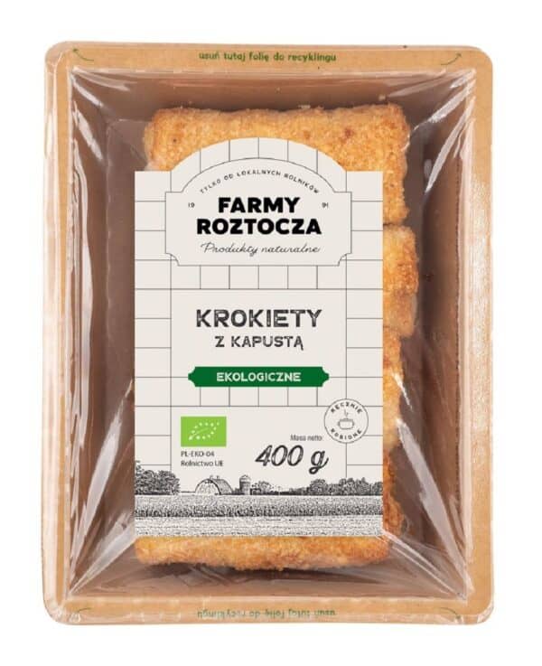 KROKIETY Z KAPUSTĄ I GRZYBAMI BIO 400 g - FARMY ROZTOCZA (NA ZAMÓWIENIE) (1 szt.)