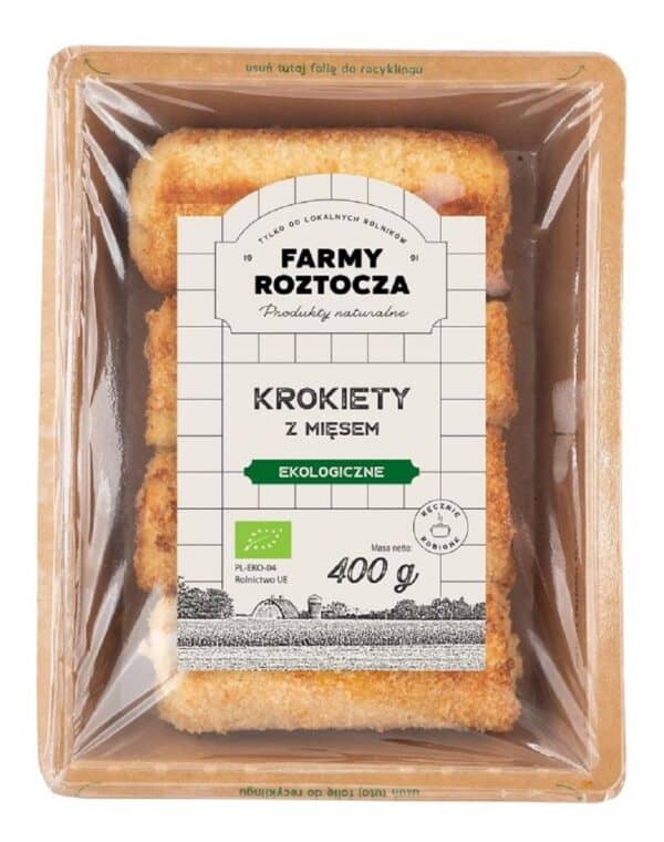 KROKIETY Z MIĘSEM BIO 400 g - FARMY ROZTOCZA (NA ZAMÓWIENIE) (1 szt.)