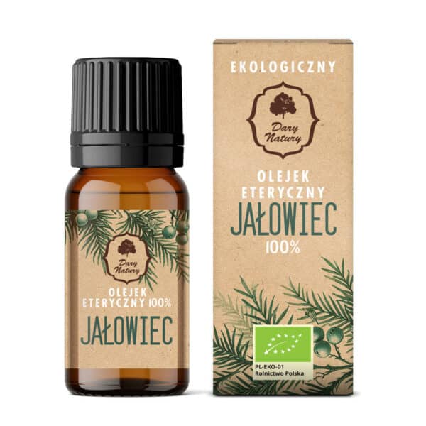 OLEJEK ETERYCZNY JAŁOWIEC BIO 10 ml - DARY NATURY (1 szt.)