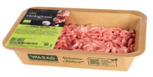 MIĘSO MIELONE WIEPRZOWO - WOŁOWE SUROWE BIO 300 g - WASĄG (NA ZAMÓWIENIE) (1 szt.)