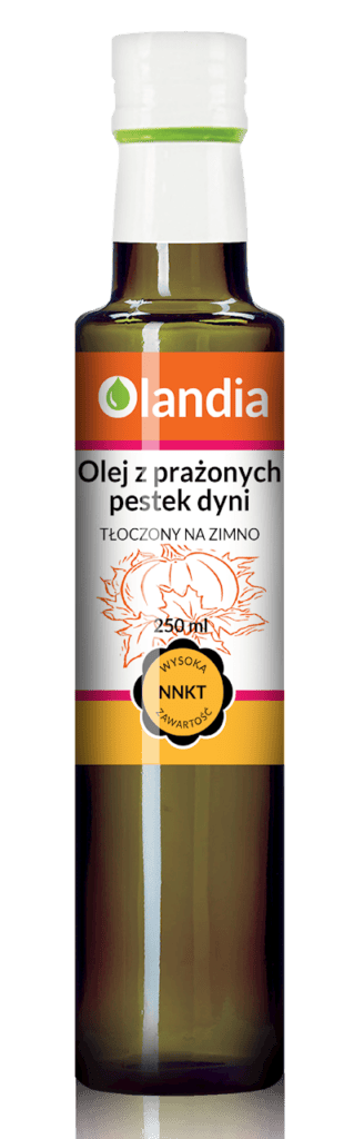 OLEJ Z PRAŻONYCH PESTEK DYNI TŁOCZONY NA ZIMNO 250 ml - OLANDIA (1 szt.)
