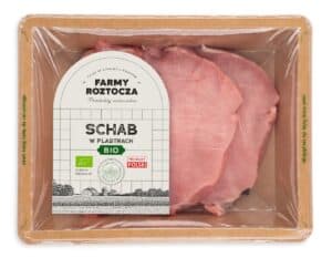 SCHAB KROJONY SUROWY BIO 300 g - FARMY ROZTOCZA (NA ZAMÓWIENIE) (1 szt.)