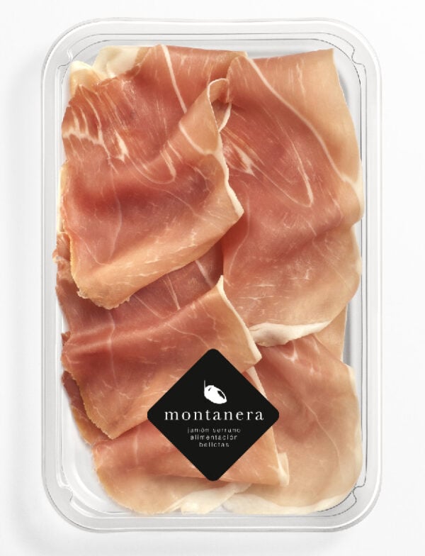 SZYNKA DOJRZEWAJĄCA (JAMON SERRANO BELLOTA) BIO 70 g - PRIMAVERA (MONTANERA) (1 szt.)