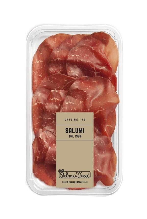 SZYNKA WOŁOWA DOJRZEWAJĄCA (BRESAOLA) PLASTRY BEZGLUTENOWA BIO 70 g - PRIMAVERA (1 szt.)