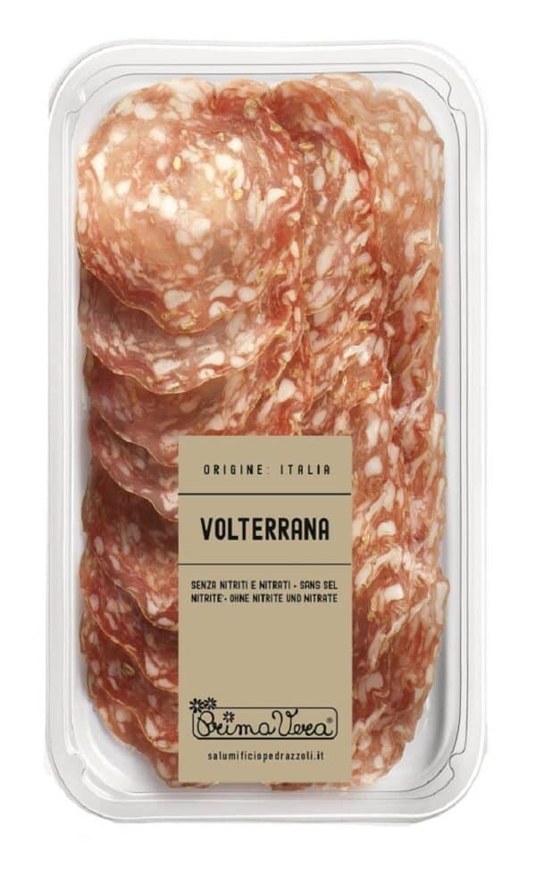 SALAMI Z FENKUŁEM DOJRZEWAJĄCE PLASTRY BEZGLUTENOWE BIO 70 g - PRIMAVERA (1 szt.)
