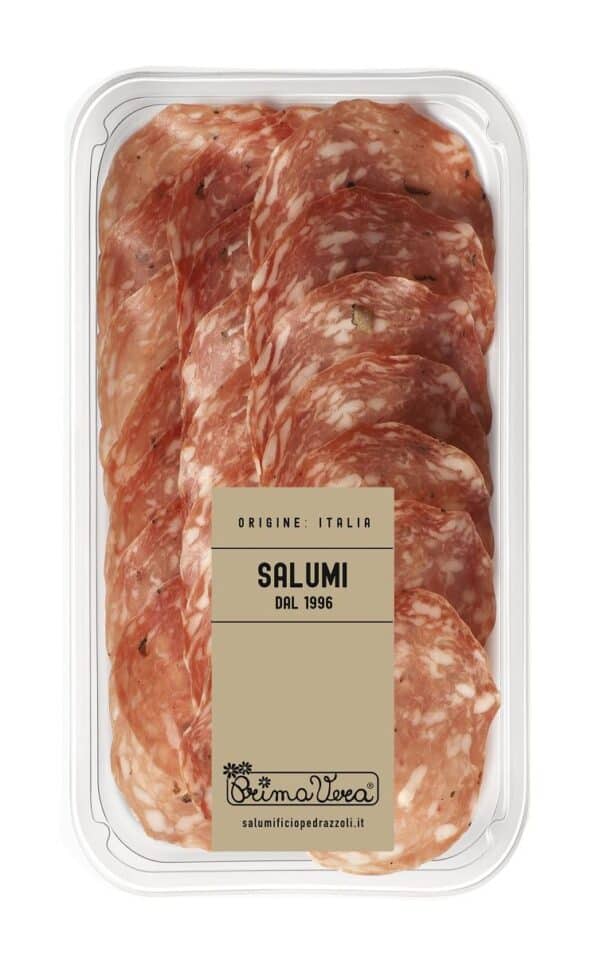 SALAMI Z TRUFLAMI DOJRZEWAJĄCE PLASTRY BEZGLUTENOWE BIO 70 g - PRIMAVERA (1 szt.)