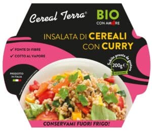 SAŁATKA ZBOŻOWA Z WARZYWAMI I CURRY BIO 200 g - CEREAL TERRA (2 szt.)