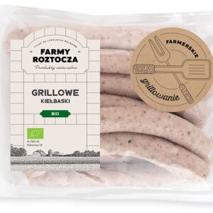 KIEŁBASKI NA GRILLA BIO (około 0,30 kg) - FARMY ROZTOCZA (NA ZAMÓWIENIE - PRODUKT SEZONOWY)