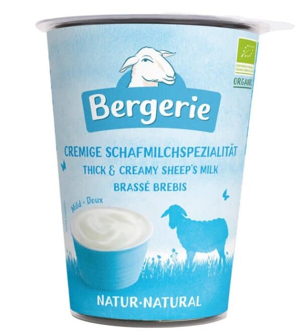 OWCZY KREMOWY JOGURT NATURALNY BIO 400 g - BERGERIE (1 szt.)