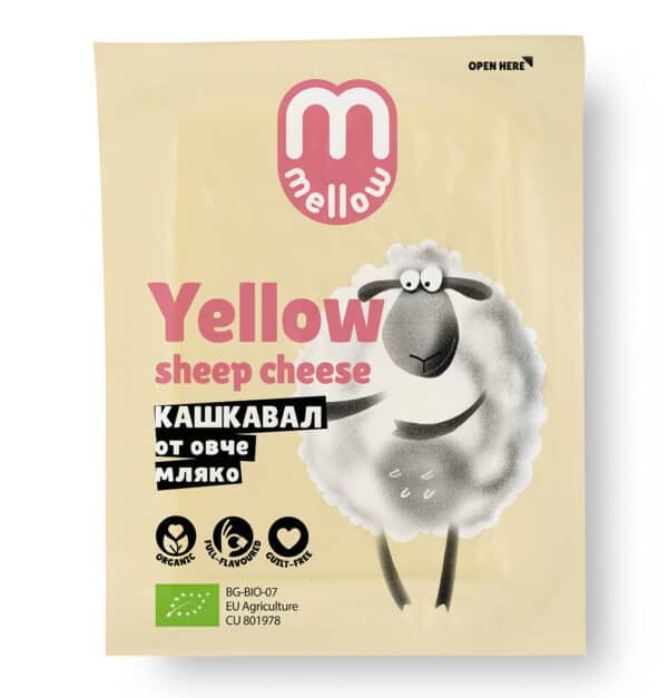 OWCZY SER ŻÓŁTY KASHKAVAL BIO 200 g - MMELLOW (1 szt.)