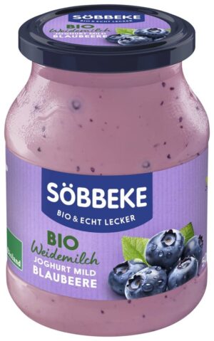 JOGURT KREMOWY JAGODOWY BIO 500 g (SŁOIK) - SOBBEKE (2 szt.)
