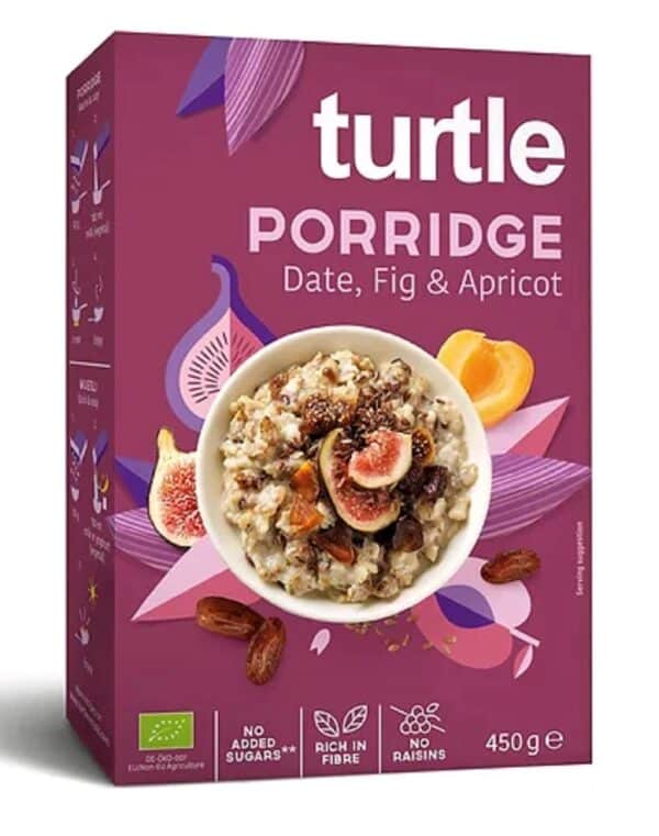 OWSIANKA Z SUSZONYMI OWOCAMI BIO 450 g - TURTLE (2 szt.)
