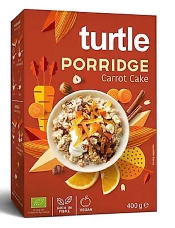 OWSIANKA O SMAKU CIASTA MARCHEWKOWEGO BIO 400 g - TURTLE (1 szt.)