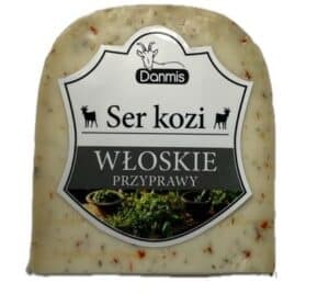 KOZI SER DOJRZEWAJĄCY Z WŁOSKIMI PRZYPRAWAMI 200 g - DANMIS (1 szt.)