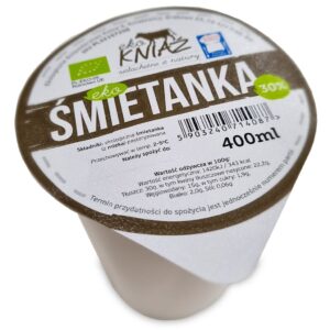 ŚMIETANKA 30 % BIO 400 ml - EKO KNIAŹ (NA ZAMÓWIENIE) (1 szt.)