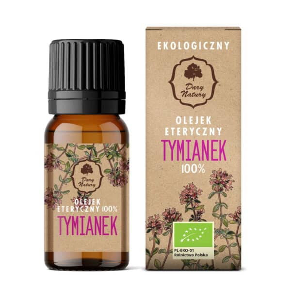 OLEJEK ETERYCZNY TYMIANEK BIO 10 ml - DARY NATURY (1 szt.)