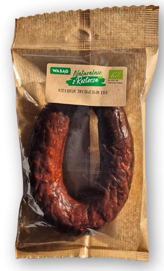 KIEŁBASA JAŁOWCOWA BIO 250 g - WASĄG (NA ZAMÓWIENIE) (1 szt.)